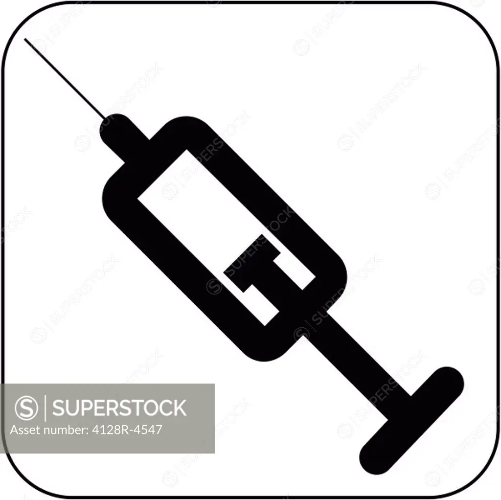 Syringe symbol, artwork