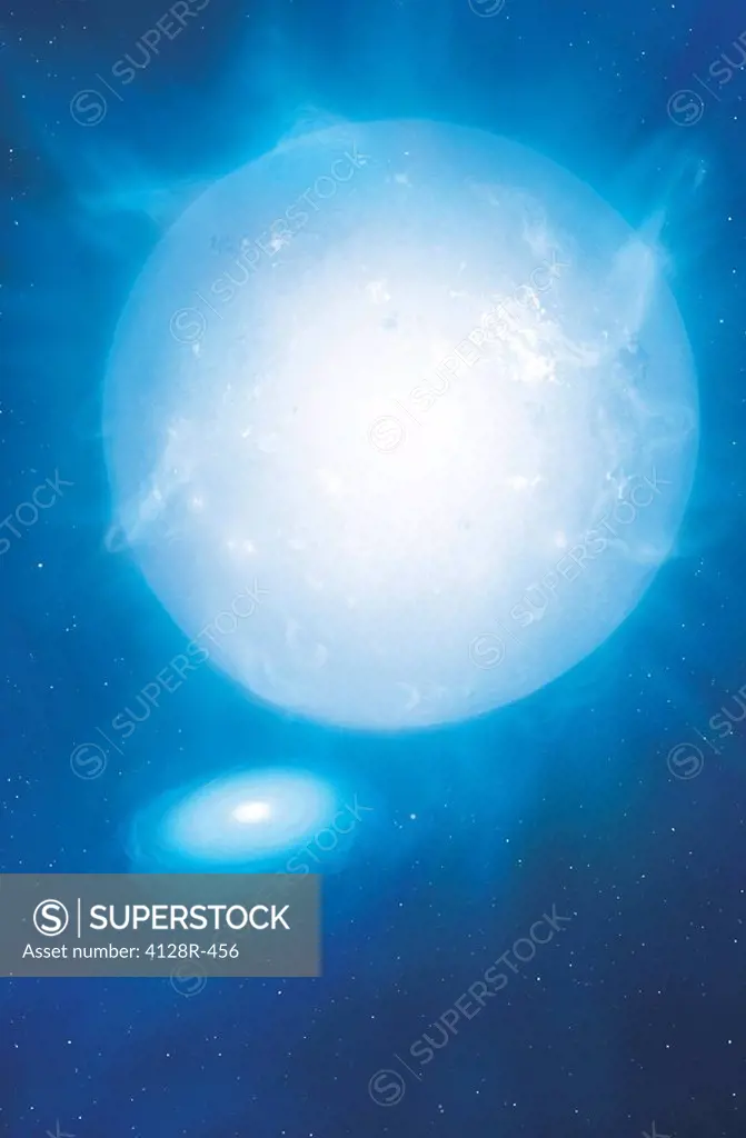 Cygnus X_1 is a famous binary star system, consisting of a black hole in orbit around a blue supergiant called HDE 226868. The blue star is of spectra...