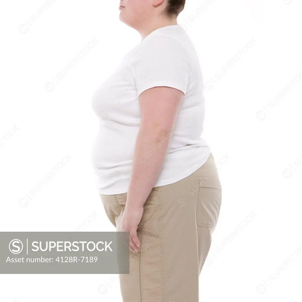 Overweight woman.