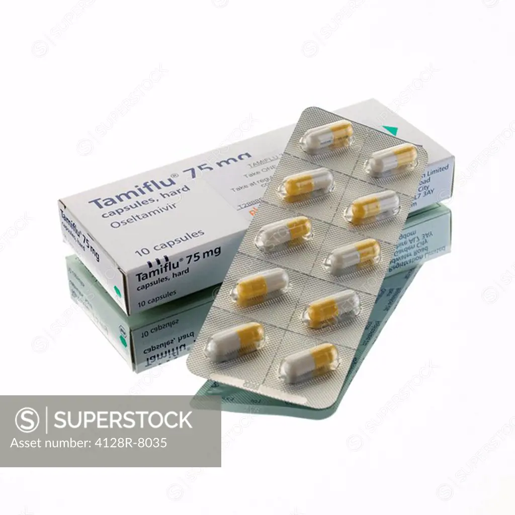 Tamiflu capsules.