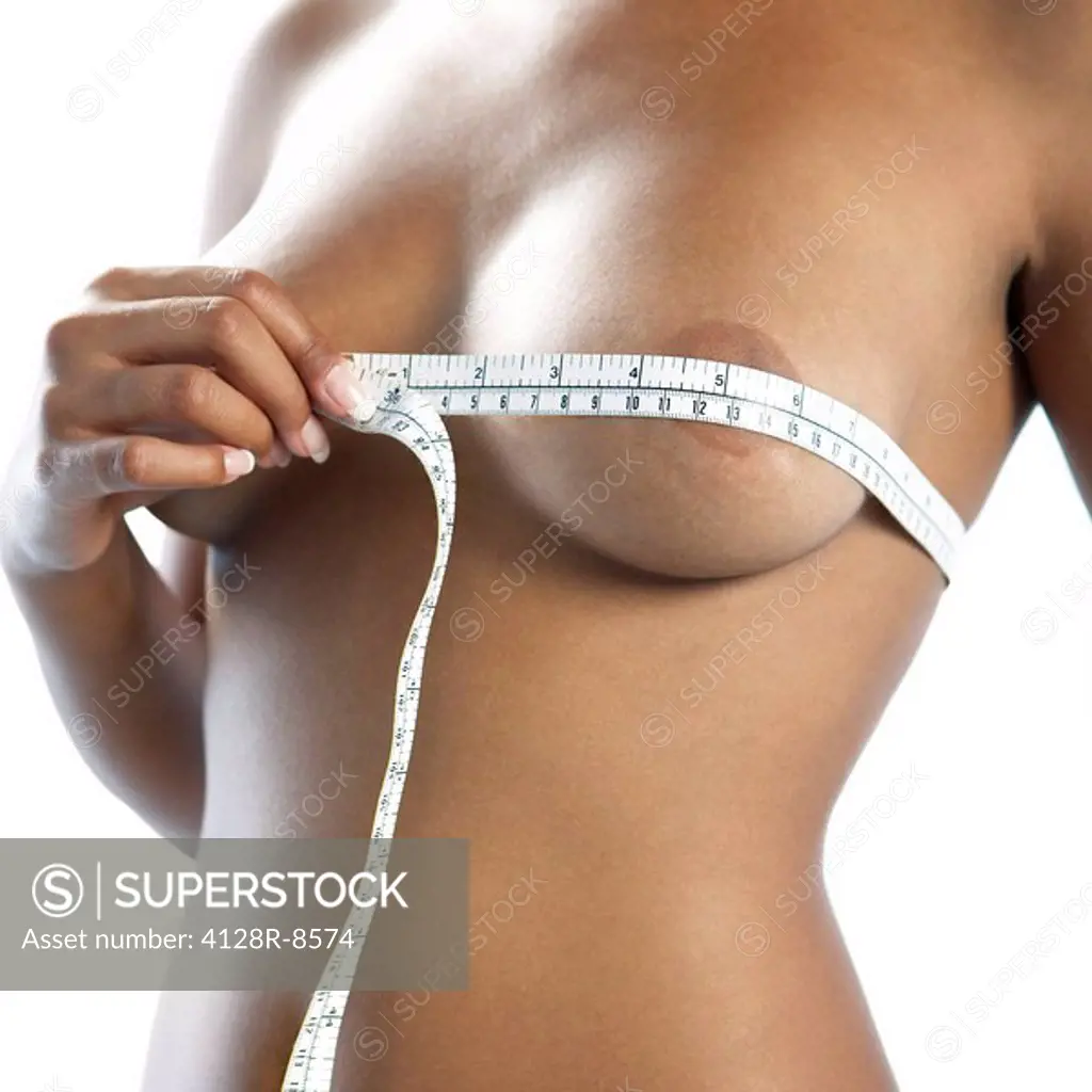 Measuring bra size