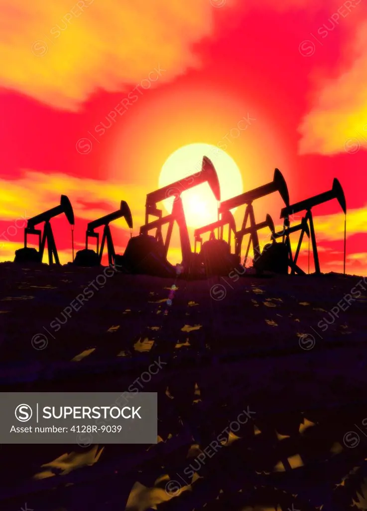 Oil pumps, artwork