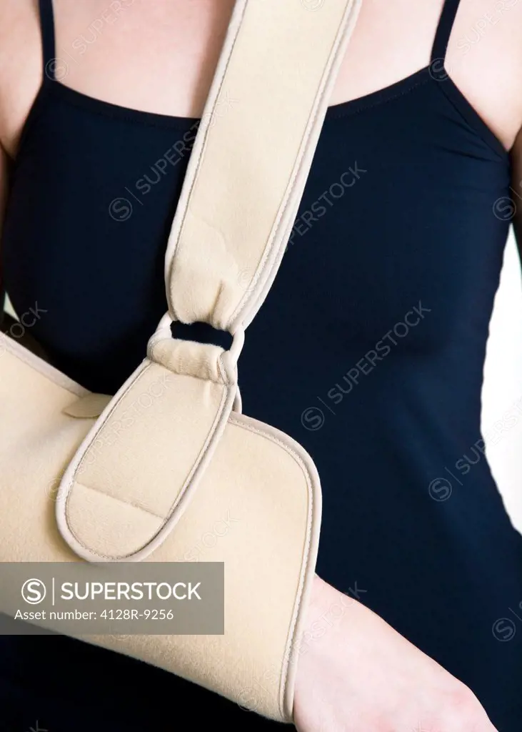 Arm in a sling