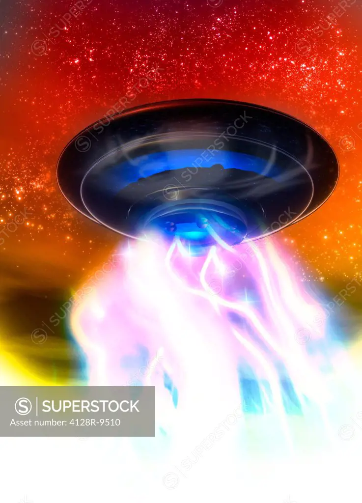 Flying saucer, artwork