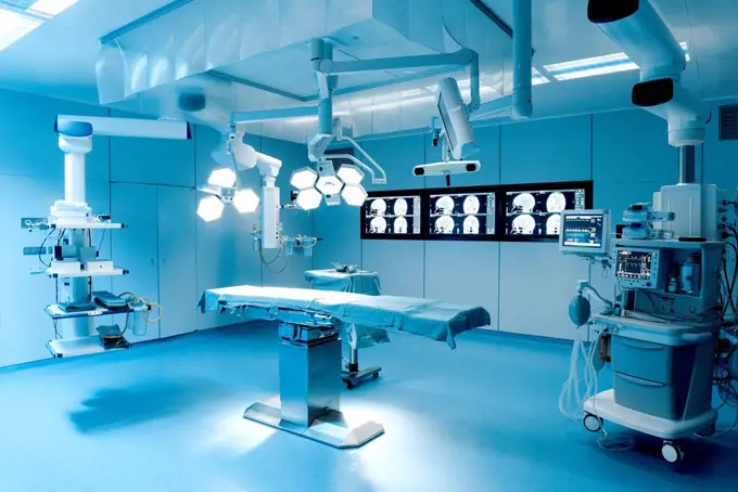 Modern hospital operating theatre