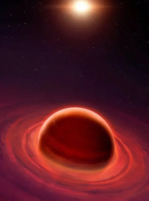 Birth of a gas giant, illustration