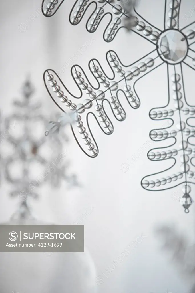 Snowflake Ornament, Close-Up