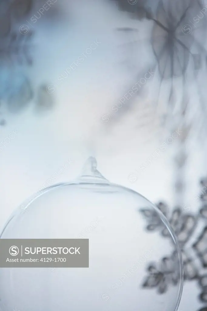 Clear Glass Ornament,