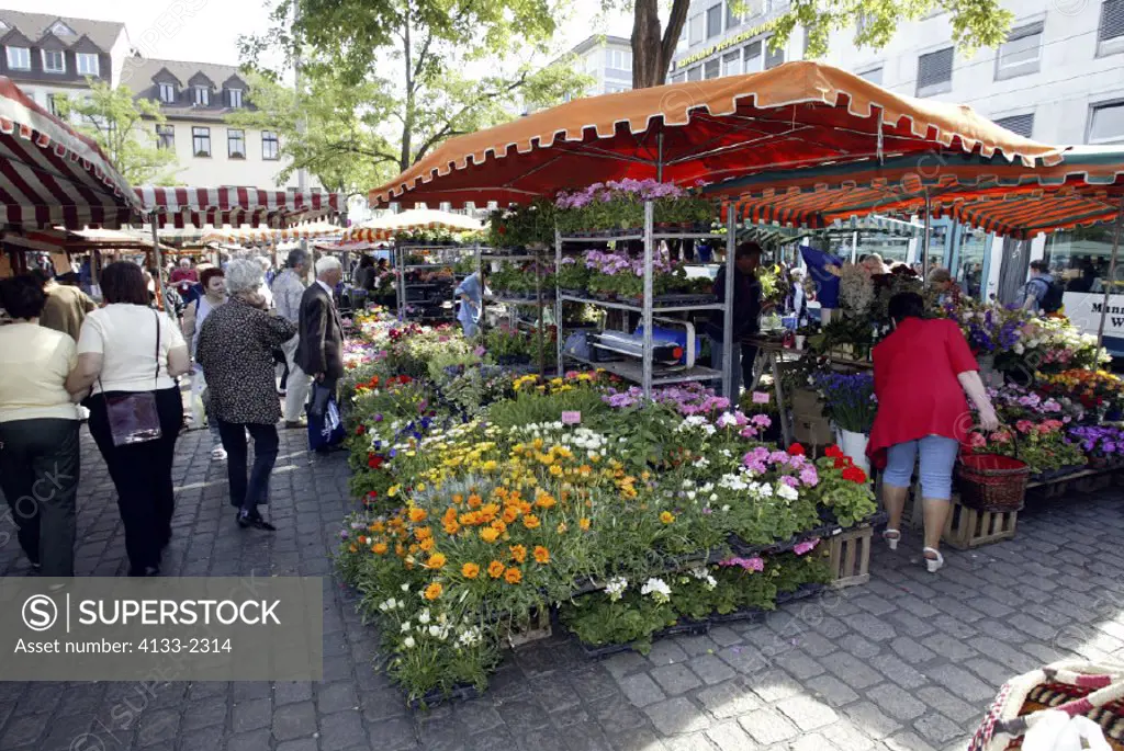 Market, Marketplace, Mannheim, Germany, weekley market