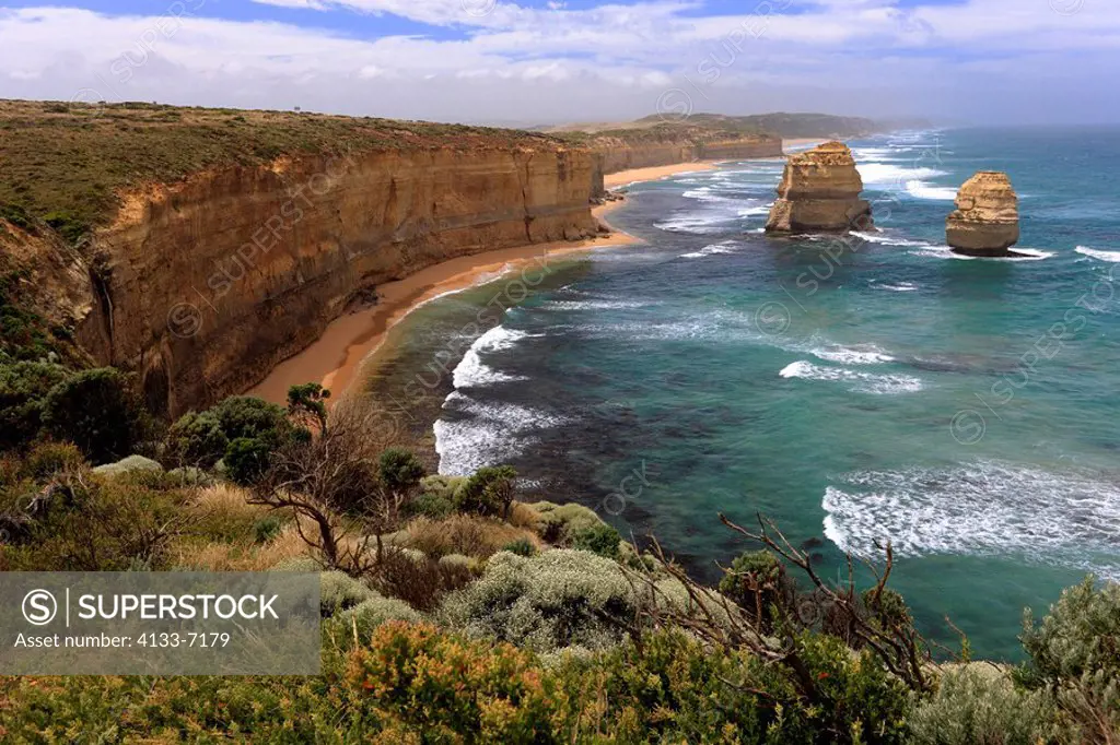 Twelve Apostles,Australia,Victoria,Port Campbell Nationalpark,Great Ocean Road,view point