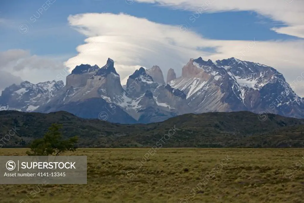 los cuernos (the horns) in the torres del paine national park patagonia magallanes region patagonia chile