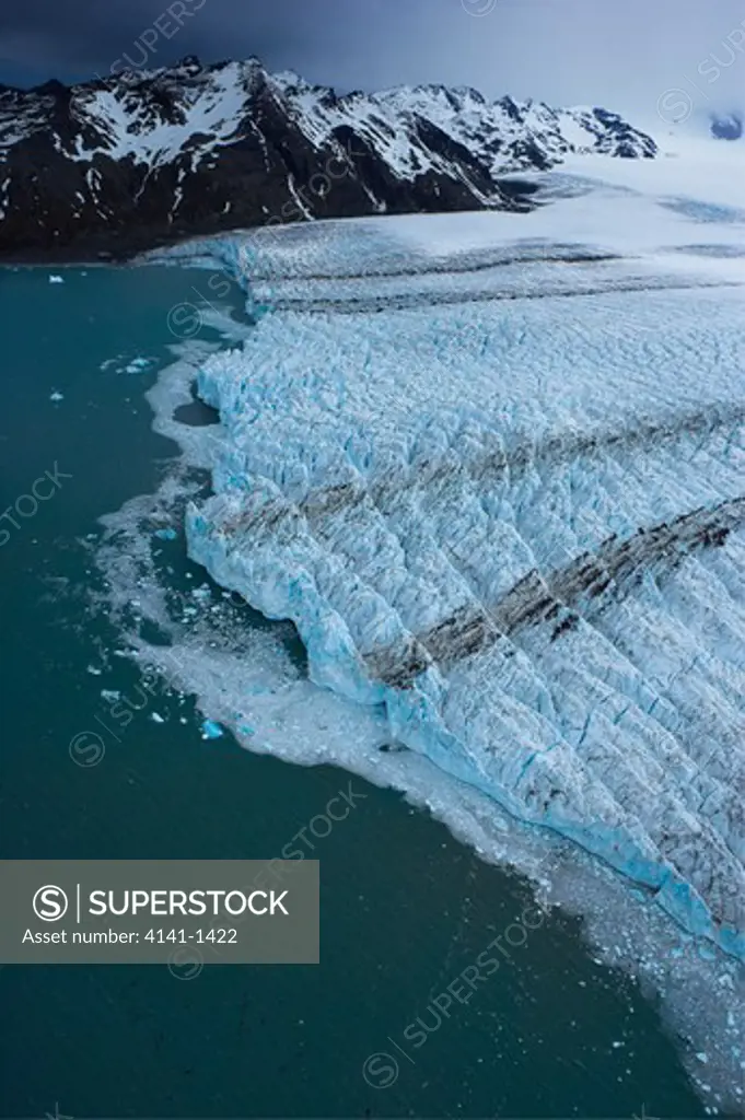 nordenskjold glacier, south georgia, antarctica