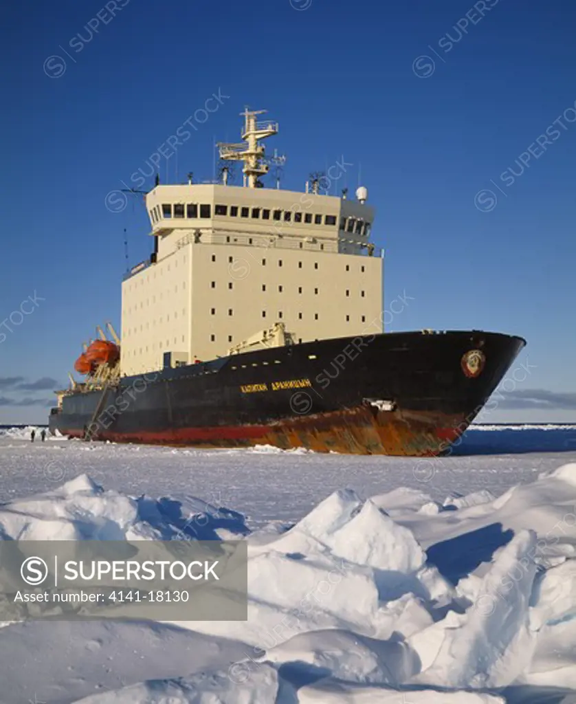 kapitan dranitsyn russian icebreaker used as cruise ship in thick pack ice atka bay weddell sea antarctica