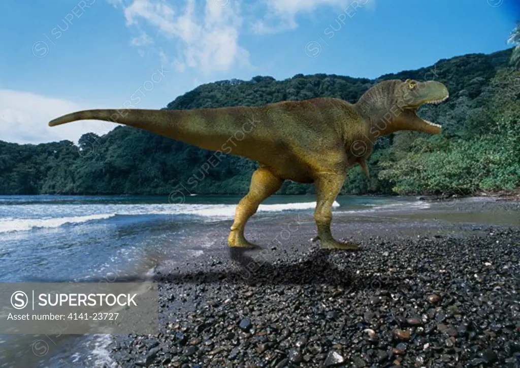digital composite of megalosaurus bucklandii, a carnivorous theropod from the jurassic period from what is today oxfordshire in england.