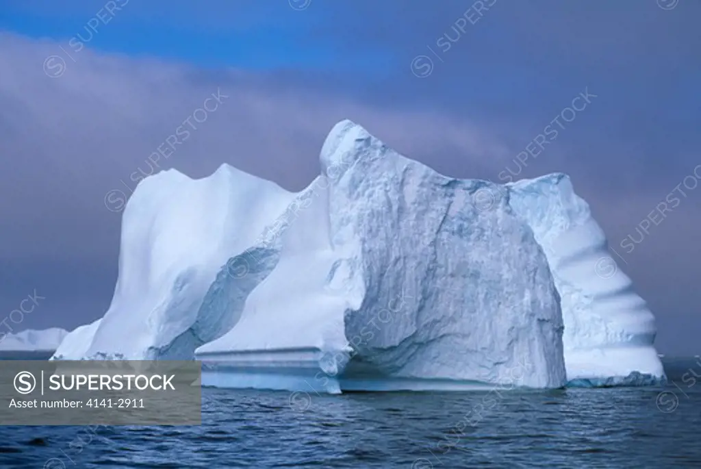 giant iceberg broken from larsen ice shelf weddell sea, antarctica