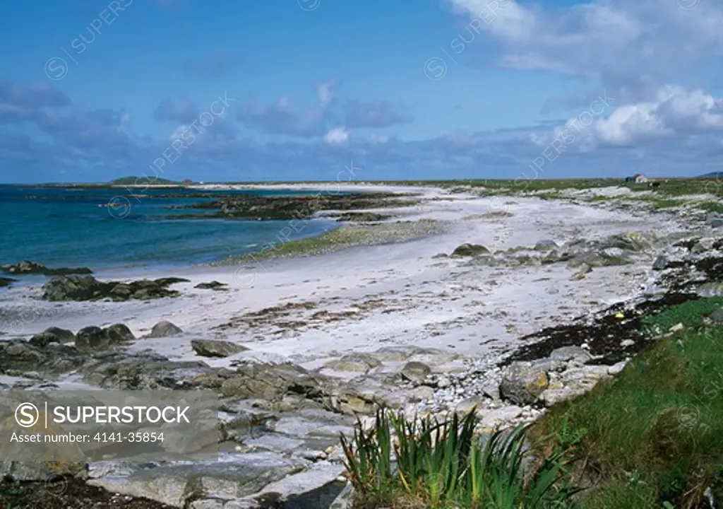 south uist beach near daliburgh outer hebrides, western isles, scotland