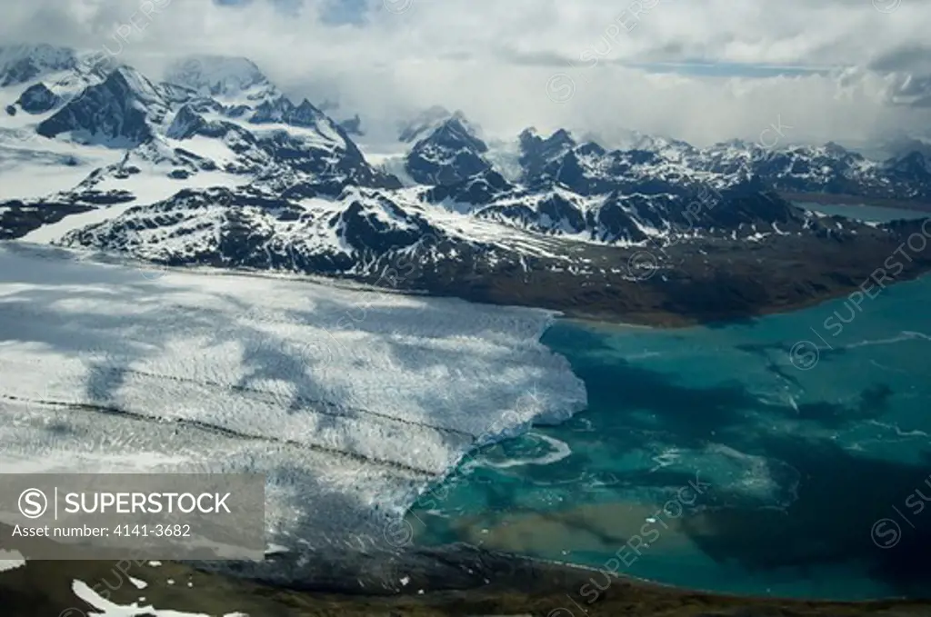 nordenskjold glacier, south georgia island, sub-antarctic atlantic ocean