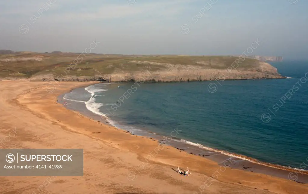 broad haven, by st govans head, pembrokeshire, wales
