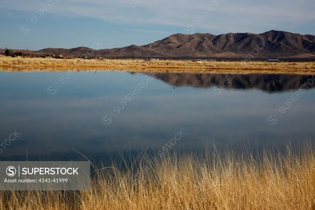 cochise lakes, twin lakes near willcox, arizona, usa