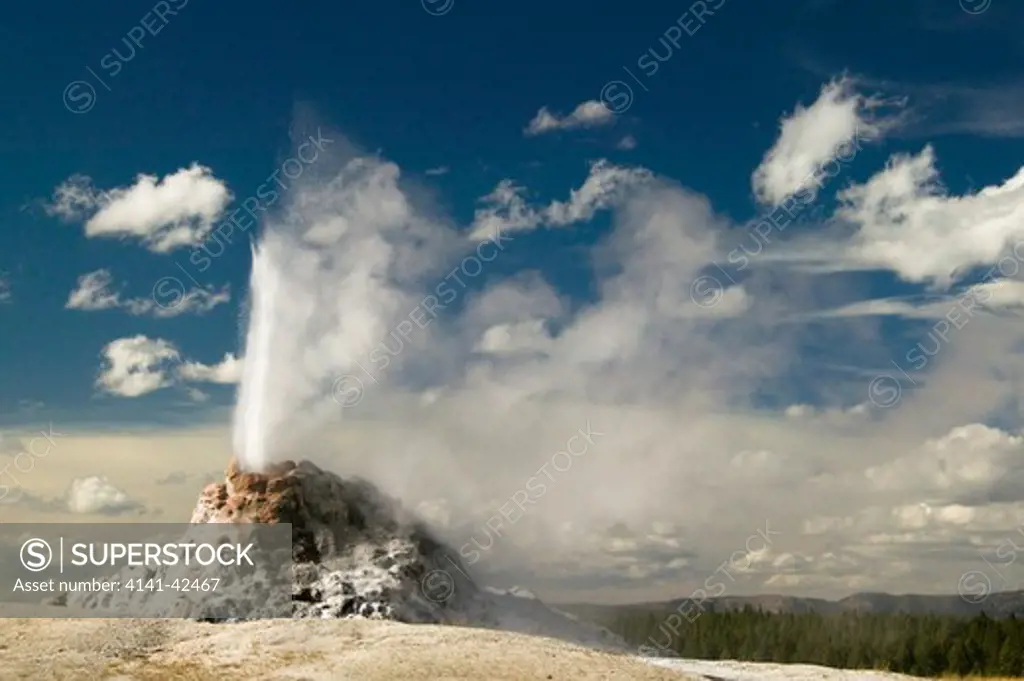 dome geyser yellowstone national park, montana, usa date: 20.10.2008 ref: zb835_122468_0121 compulsory credit: woodfall wild images/photoshot 