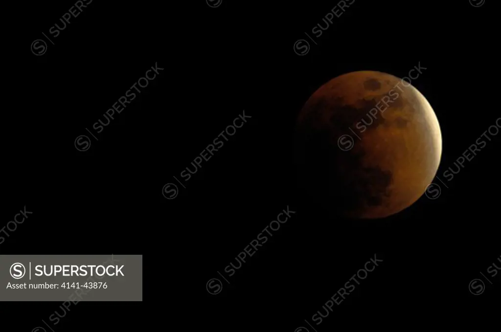 lunar eclipse, vancouver, washington, united states