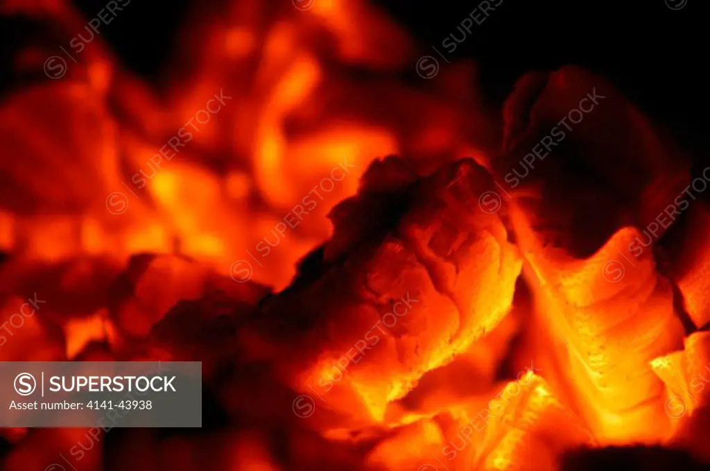 wood fire coals, washington, united states