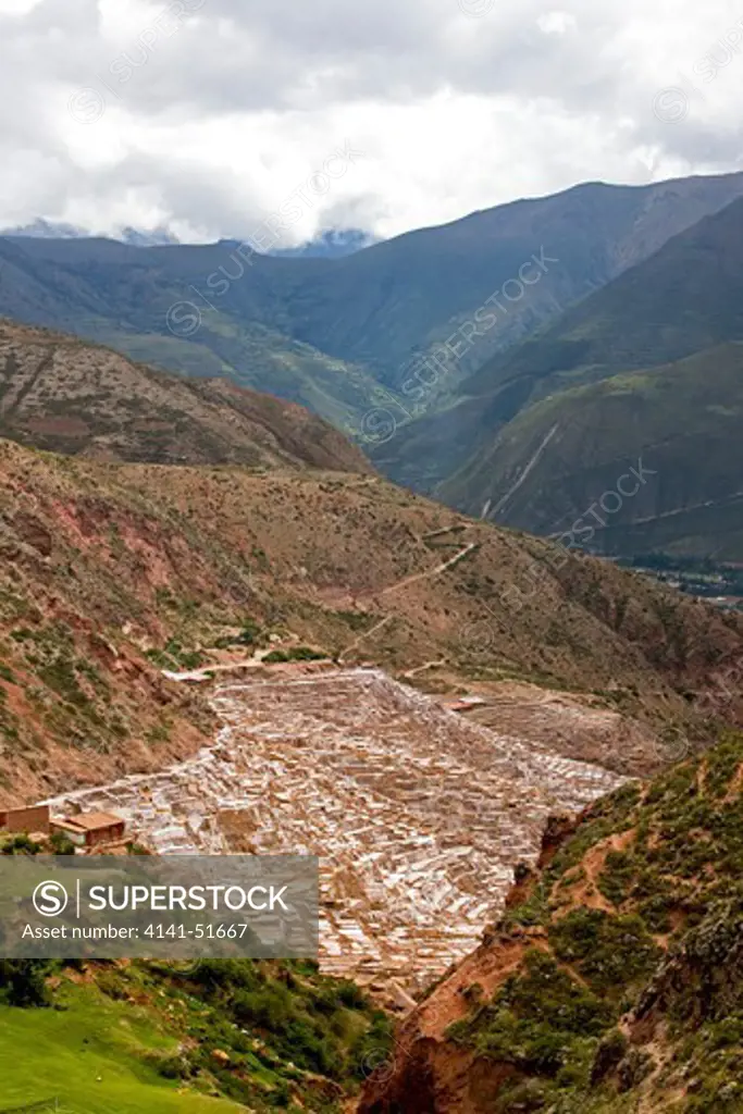 Maras Salt Mines, Salinas Near Tarabamba In Peru