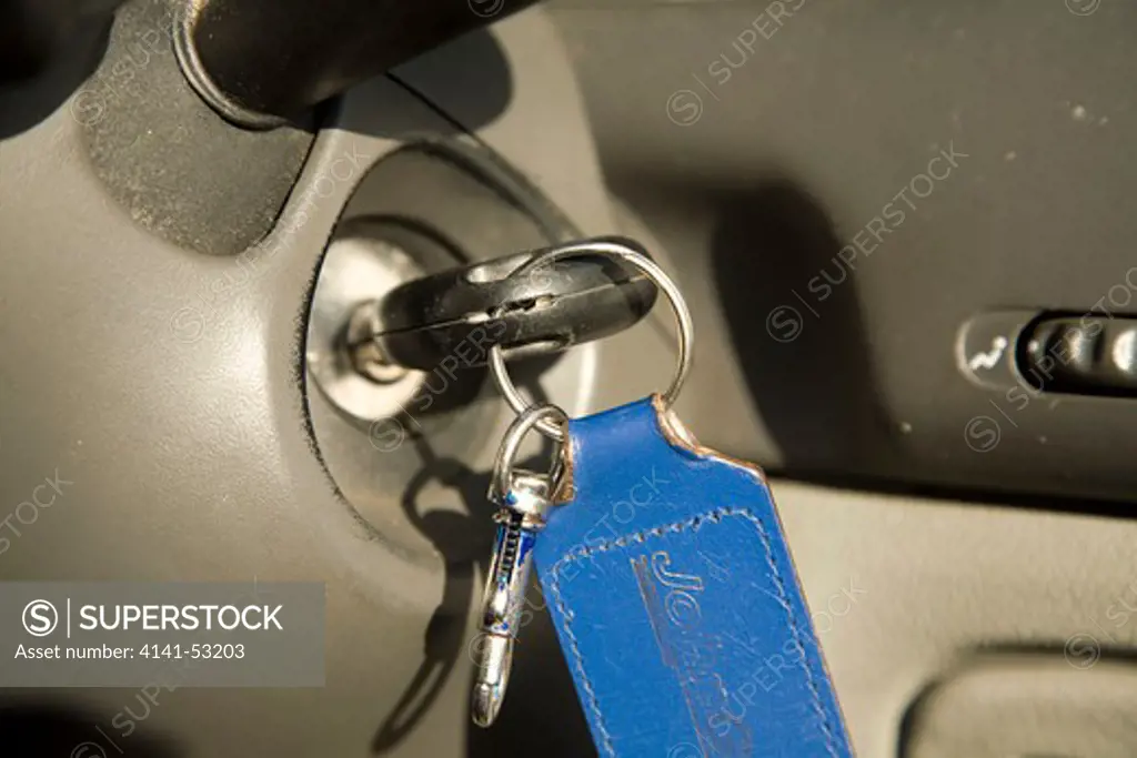 Key In Car Ignition