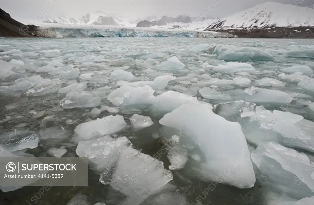 ice floes, spitsbergen