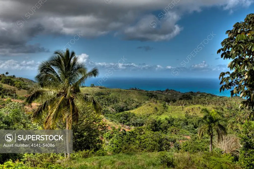 Landscape Of Las Terrenas, Samana Peninsula, Dominican Republic