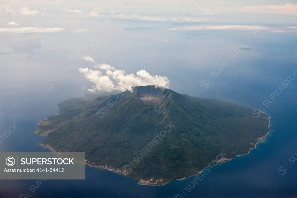 Aerial View Of Manado Tua Volcano, North Sulawesi, Indonesia