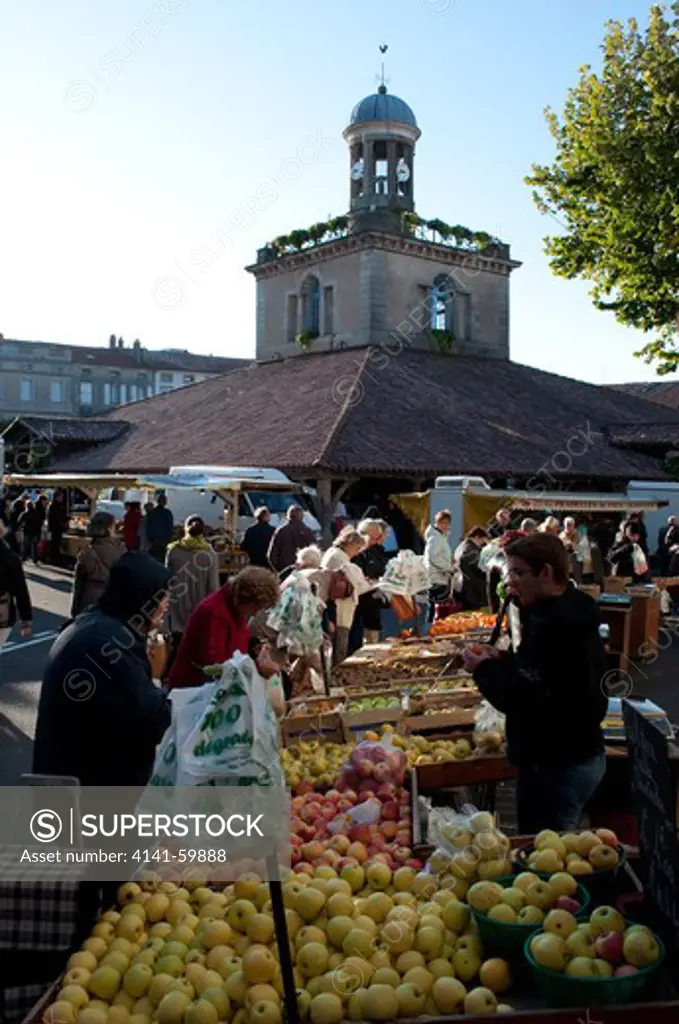 Fruit And Vegetables Market Revel Aude Haute-Garonne Pyrenees France