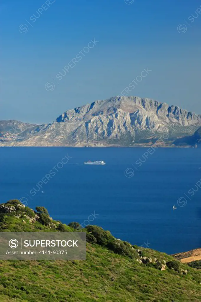 Gibraltar Strait From European Side. Tarifa (Spain) - Yebel Musa (Morocco)