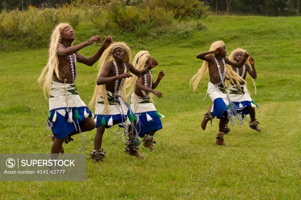 Traditional Tutsi Dancers, Children Dance Group, Mountain Gorilla Nest Lodge, Rwanda