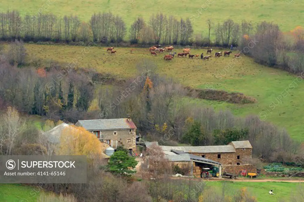 Masia. Typical Farm House In Catalonia. La Cerdanya. Pyrenees. Lleida. Spain