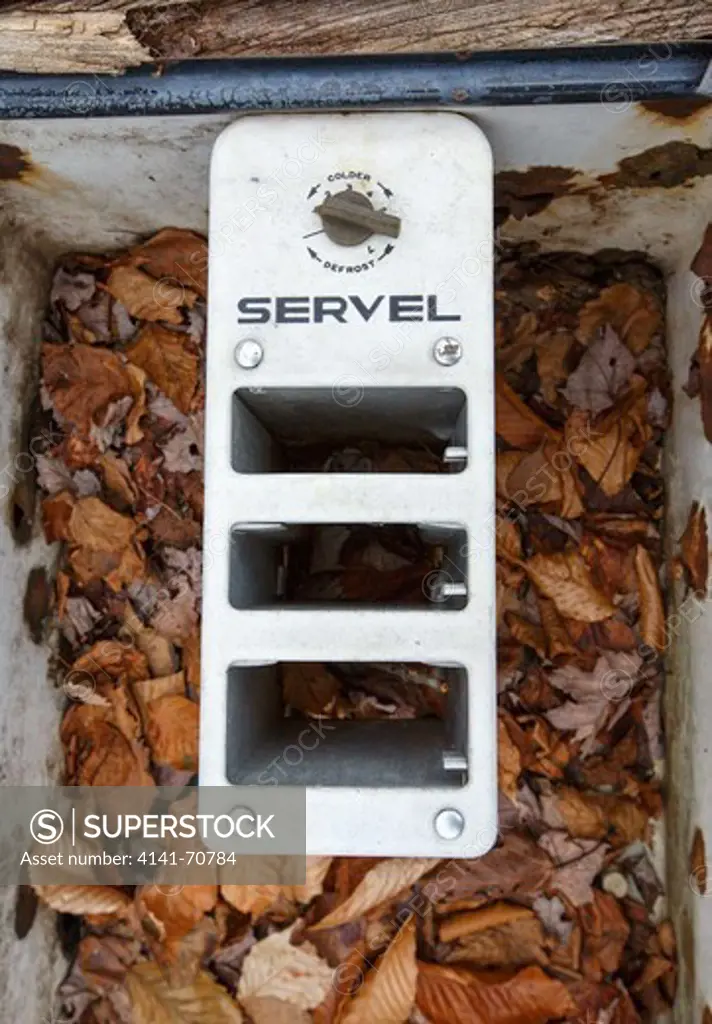 Servel Gas Refrigerator from the abandoned cabin settlement surrounding Elbow Pond in Woodstock, New Hampshire USA.