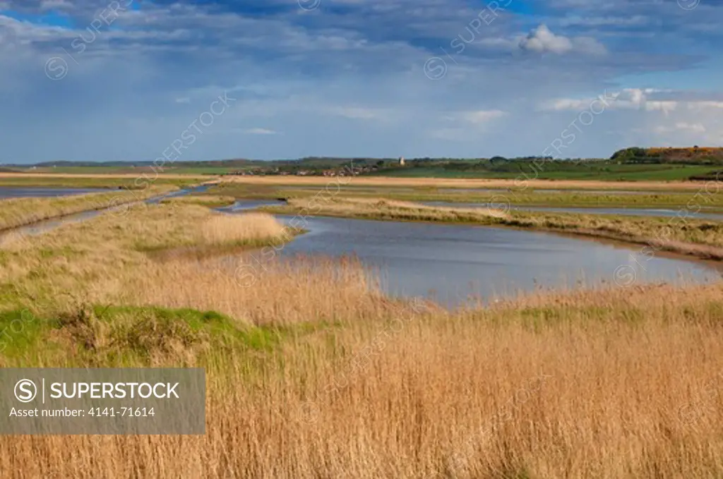 Cley Nature Reserve and Arnolds Marsh North Norfolk May in changeable weather