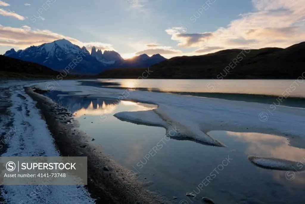 Laguna Amarga.Torres del Paine National Park.Chile