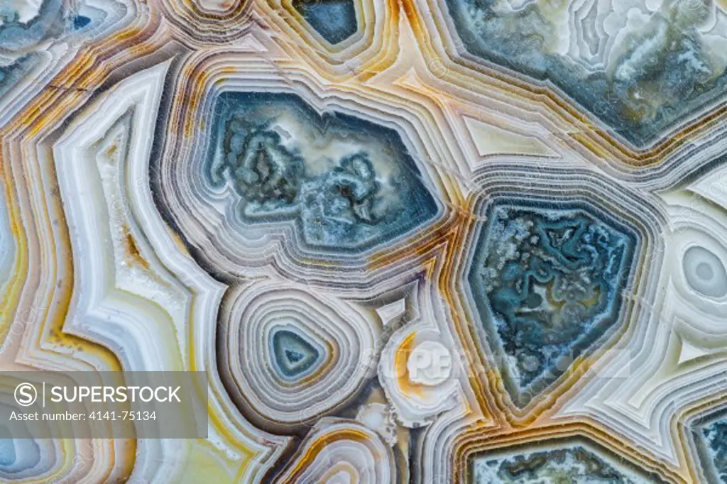 Section of crazy lace"" agate