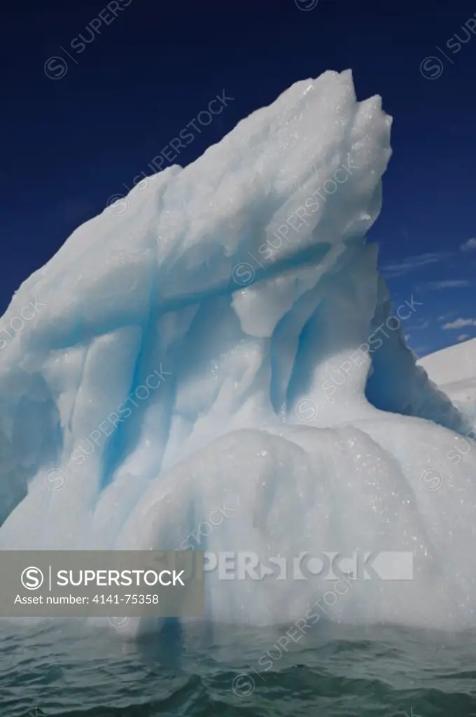 Iceberg; Pararise Bay, Antarctic Peninsula, Antarctica.