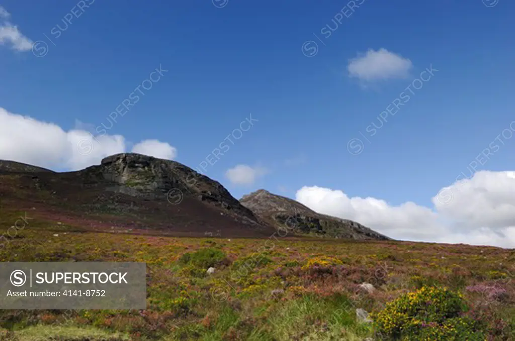 blue lough buttress, mourne mountains, county down, uk