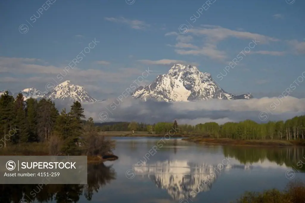USA, Wyoming, Grand Teton National Park, Oxbow Bend in Snake River