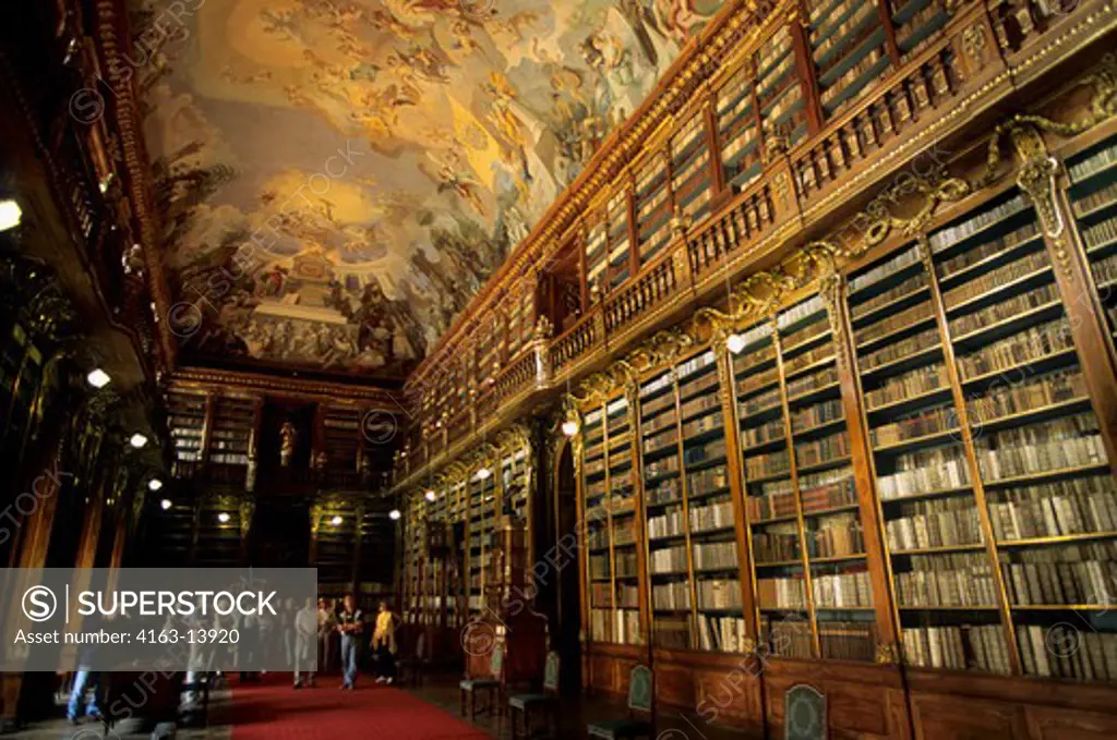 CZECH REPUBLIC, PRAGUE, STRAHOV MONASTERY, LIBRARY