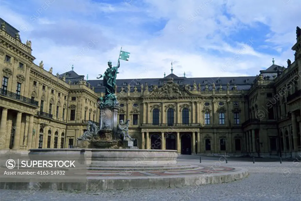 GERMANY, WURZBURG, RESIDENCE (UNESCO WORLD HERITAGE SITE), PRINCEBISHOPS' PALACE