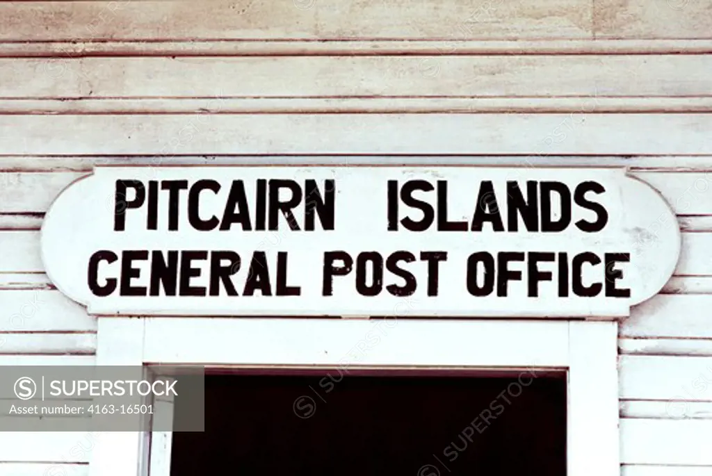 PITCAIRN ISLAND, POST OFFICE DETAIL