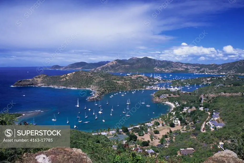 ANTIGUA, VIEW OF ENGLISH HARBOR/NELSON'S DOCKYARD