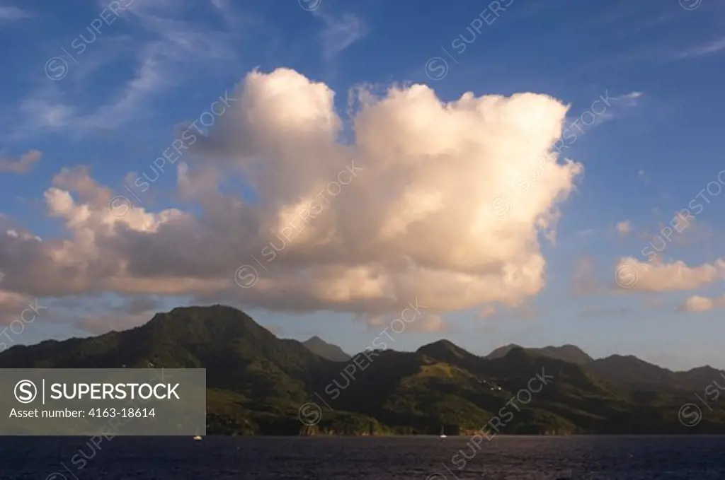ST. LUCIA ISLAND, VIEW OF ISLAND
