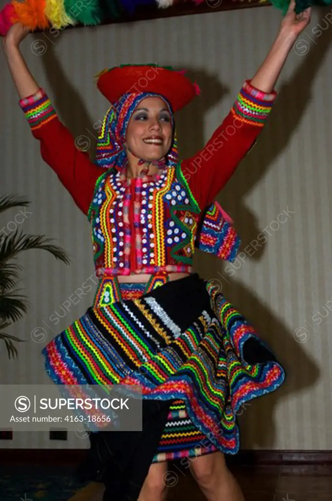 PERU, LIMA, FOLKLORE SHOW, TRADITIONAL PERUVIAN DANCES
