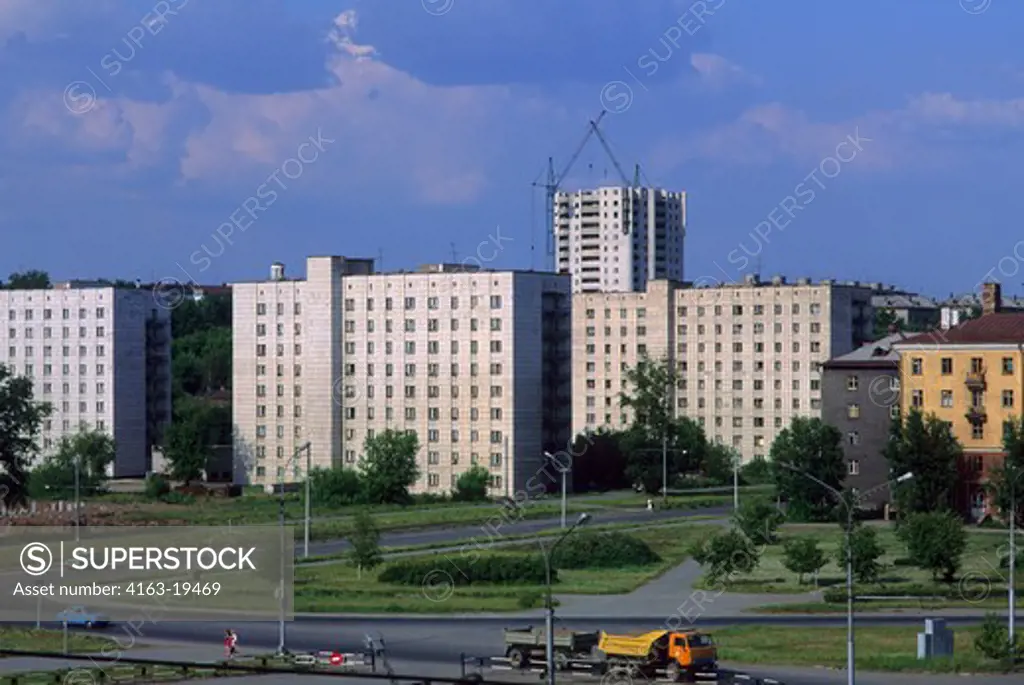RUSSIA, PERM CITY VIEW OF APARTMENT BUILDINGS