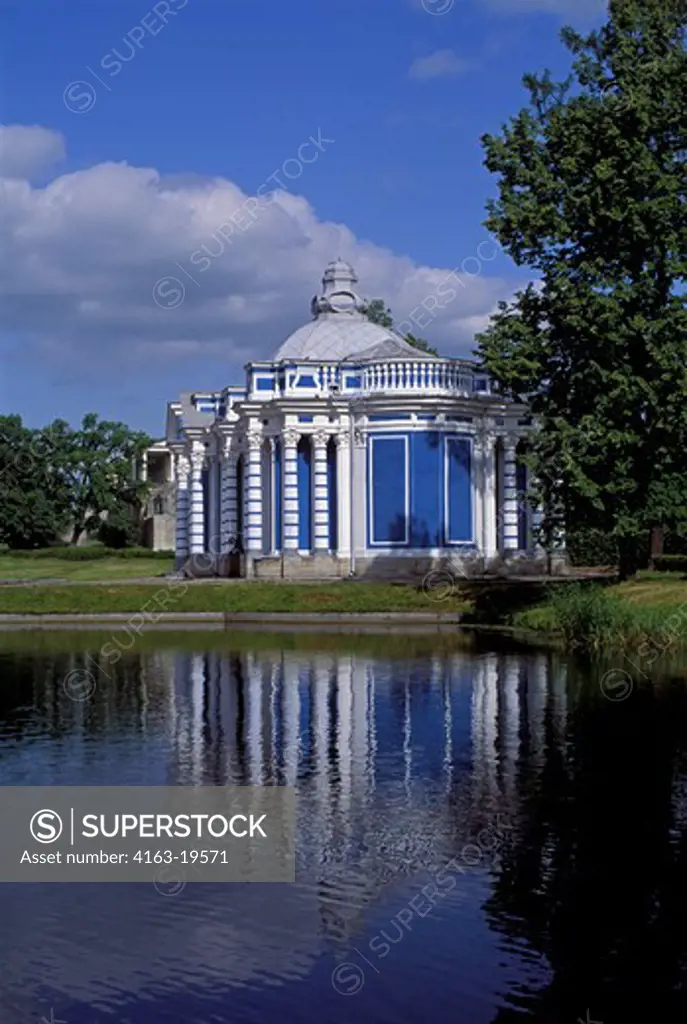 RUSSIA,NEAR ST. PETERSBURG PUSHKIN, CATHERINE PALACE, PARK, VIEW OF GROTTO